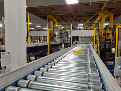 New dual cell robotic palletiser.